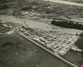 Aerial photograph of Timber Preservers Ltd., 1957 thumbnail