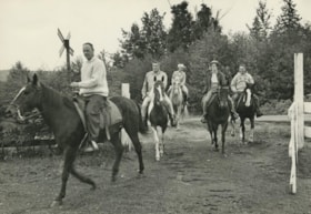Parks people on horseback, [1955] thumbnail