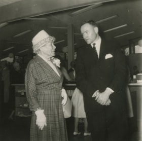 Grace McGill and Reeve Emmott, May 15, 1951 thumbnail