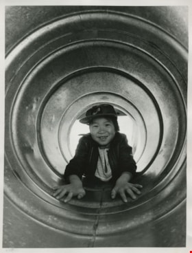 Kim Huylam, 7 in Barrel Slide, 1983 thumbnail