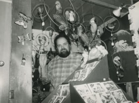 Man with his bird collection, ca.1980 thumbnail