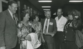 George and Mary Barr; Florence and Norm Newall; Jack Taylor and Seana Davidson, ca.1983 thumbnail
