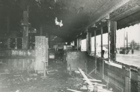 A restaurant destroyed by a fire, [1982] thumbnail