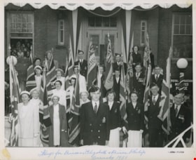 Flags for Princess Elizabeth and Prince Philip Visit, 1951 thumbnail