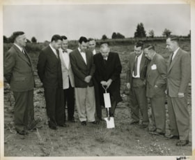 Groundbreaking ceremony for Lenkurt Electric, 1955 thumbnail