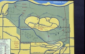 Aerial map of Burnaby Mountain, [1995] thumbnail