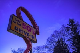 Lost in the 50's Drive-In sign, 2022 thumbnail