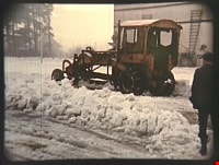 Ploughing snow at the Oak Theatre, 1939 thumbnail
