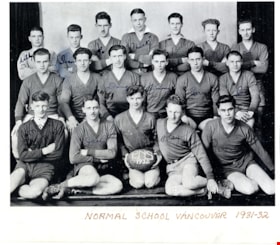 Boys' rugby team, [1931 or 1932] thumbnail