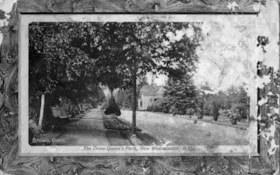 The Drive Queen's Park, New Westminster, B.C., [1913], sent by mail June 23, 1913 thumbnail