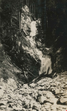 Waterfall behind Camp - Cheam View, 1926 thumbnail