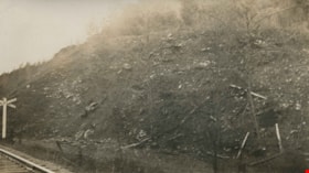 Rock bluff near old powder works, 1925 thumbnail