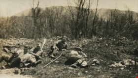 Men sitting alongside the road, [1925] thumbnail