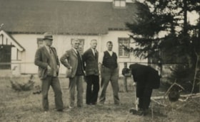Sod-turning outside an unidentified church, [1925] thumbnail