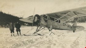 Airplane on frozen lake, [1932] thumbnail