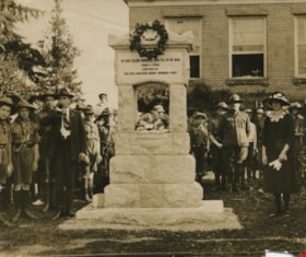 Unveiling of the Memorial Fountain, June 17, 1923 thumbnail