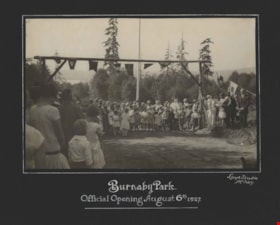Opening of Burnaby Park, August 6, 1927 thumbnail