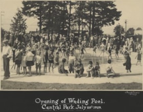 Opening of Wading Pool, July 29, 1929 thumbnail