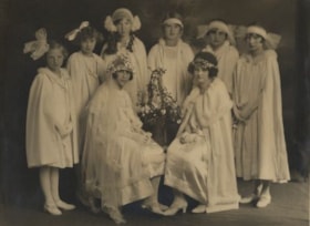 May Day Queen and Princess Burnaby, 1925 thumbnail