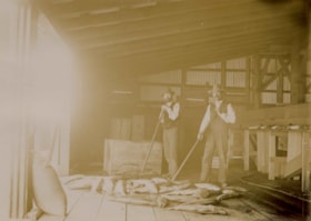 Interior of Salmon Cannery, [1907] thumbnail