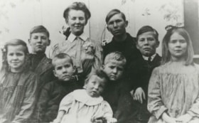 Every-Clayton children, 1911 (date of original), copied 1985 thumbnail