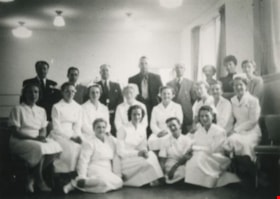 Burnaby General Hospital Staff, [195-] (date of original), copied 1986 thumbnail