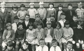 Second Street School class, 1928 (date of original), copied 1986 thumbnail
