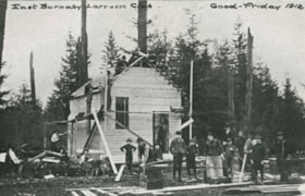East Burnaby Lacrosse Club Clubhouse, 1912 (date of original), copied 1986 thumbnail