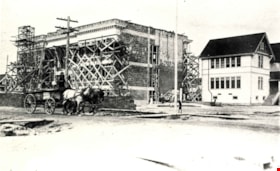 Gilmore Avenue School construction, [1914] (date of original), copied 1986 thumbnail