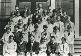 Burnaby South High school choir, 1930 (date of original), copied 1986 thumbnail