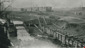 New Brunette Dam construction, 1931 (date of original), copied 1986 thumbnail