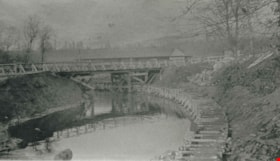 New Brunette River dam construction, 1931 (date of original), copied 1986 thumbnail