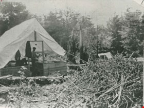 Gray family tent, [1911] (date of original), copied 1986 thumbnail