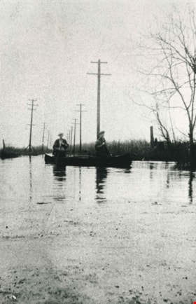 Burnaby Lake flooding, 1932 (date of original), copied 1986 thumbnail