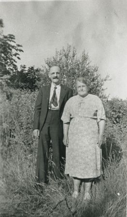 Harry and Sara Gardner, 1928 (date of original), copied 1986 thumbnail