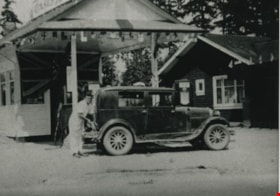 Oasis Gas Station, 1935 (date of original), copied 1986 thumbnail