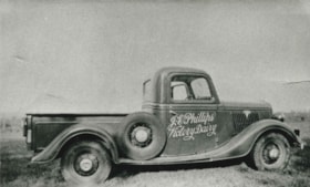 J.E. Phillips Victory Dairy Truck, [192-] (date of original), copied 1986 thumbnail