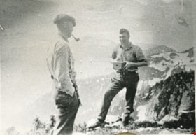 Dave Gray and Bob Wood, May 1927 (date of original), copied 1986 thumbnail