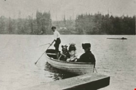 Boating on Deer Lake, 1912 (date of original), copied 1986 thumbnail