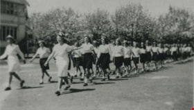 Marching at Edmonds School, 1944 thumbnail