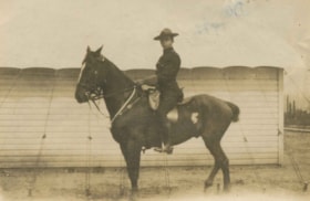 Constable Doidge on horseback, 1912 thumbnail
