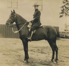 Constable Wright on horseback, 1911 thumbnail