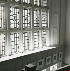 Burnaby Art Gallery's stained glass windows, [between 1960 and 1969] thumbnail