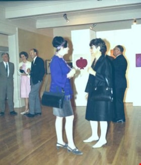 Burnaby Art Gallery exhibition opening, [1966] thumbnail