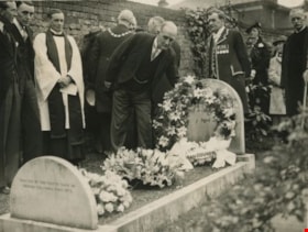 Ceremony at Vancouver's grave, June 1, 1938 thumbnail