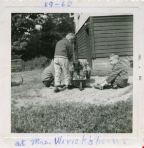Visit to Mrs. Wirick's house, July 1960 thumbnail