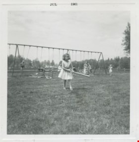 Louise Emmonds at Deer lake, July 1961 thumbnail