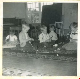 Playing in the classroom, [between 1957 and 1968] thumbnail