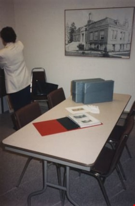 Burnaby Community Archives research room, 1990 thumbnail