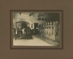 Interior of the Burnaby Substation, 1907 thumbnail